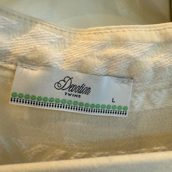 Soleil Blue Devotion Twins Ivory Ella Dress - Picture 3 of 5